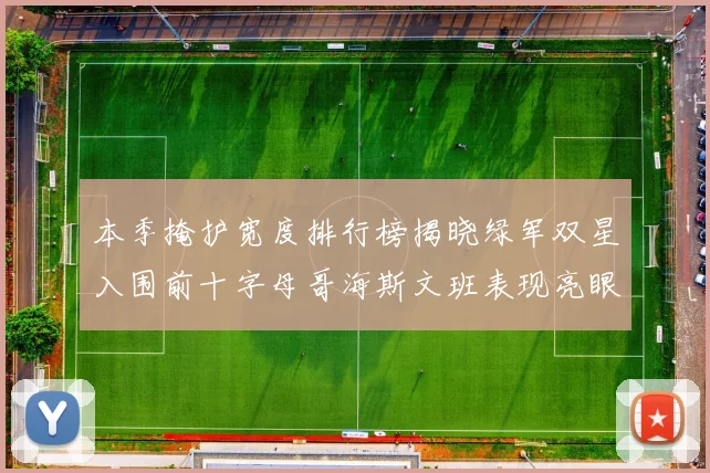 本季掩护宽度排行榜揭晓绿军双星入围前十字母哥海斯文班表现亮眼